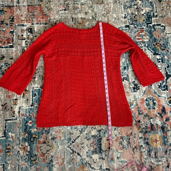 Ruby Rd 3/4 Sleeve Sweater - Picture 3 of 6